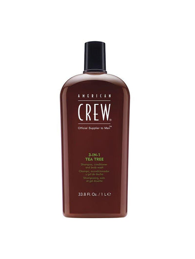American Crew 3-IN-1 Tea Tree 33.8oz - Saber Professional