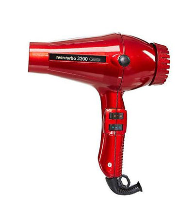 Twin Turbo 3200 Professional Dryer Red 1900 Watts