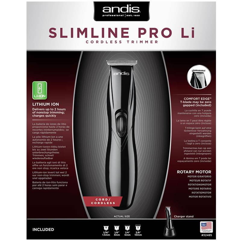 Andis Slimline Pro Li Cordless Trimmer Black