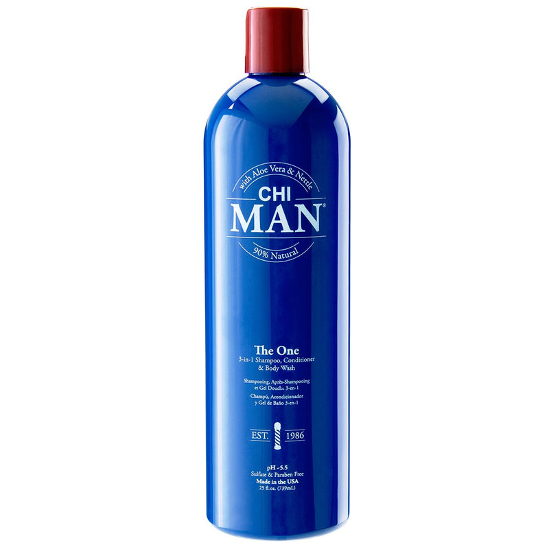 CHI MAN The One 3 in 1 Shampoo, Conditioner & Body Wash - diy hair company