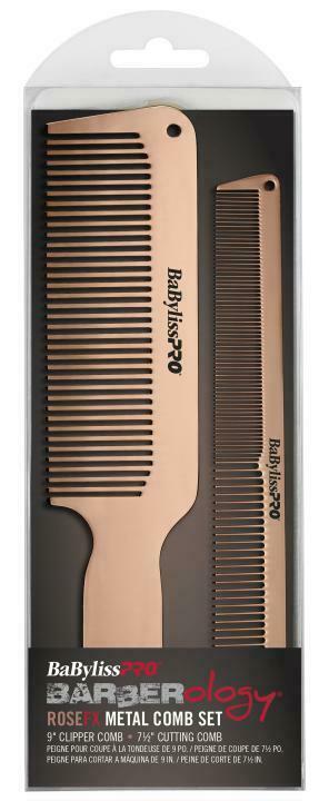 BabylissPro Barberology RoseFX Metal Comb Set