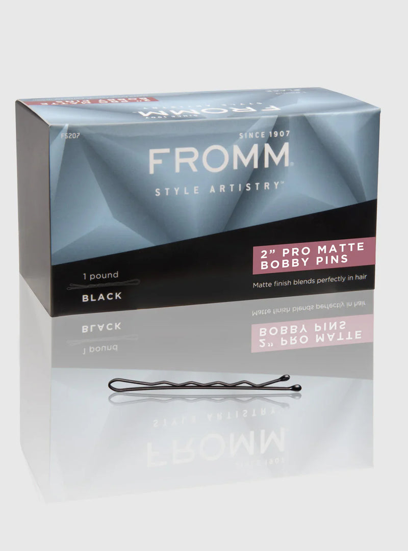 Fromm 2" Bobby Pins 1lb. - Black