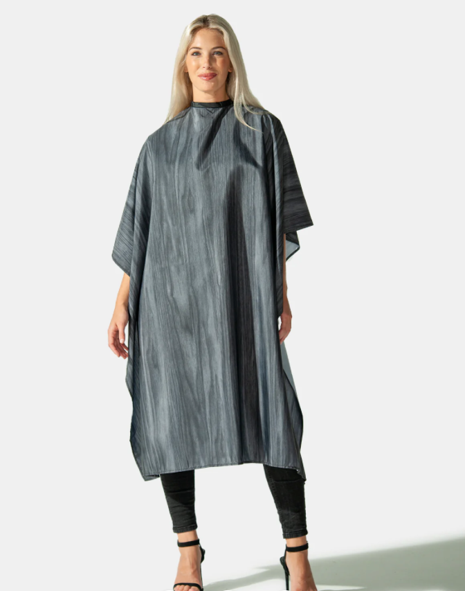 Betty Dain Wood Grain Styling Cape Black