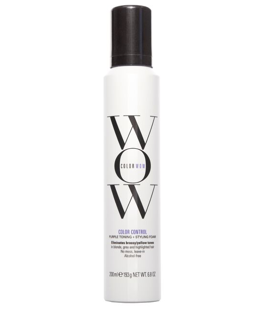 WOW Color Control Purple Toning + Styling Foam for Light Hair 6.8oz