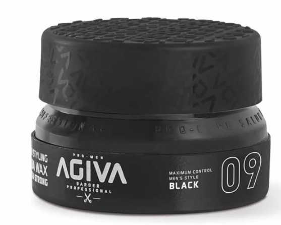 Agiva Aqua Styling Gel Wax 09 155ml/5.24oz - Black