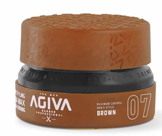 Agiva Styling Wax Pomade 07 155ml/5.24oz - Brown/Cream Pomade