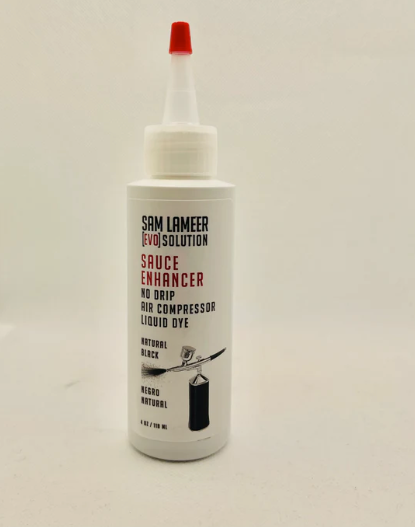 Sam Lameer Sauce Color Enhancement No Drip Liquid Dye 4oz - Natural Black