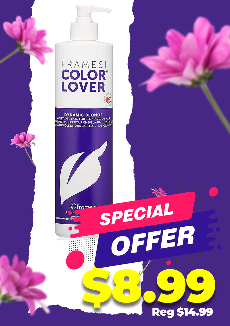 Framesi Color Lover Dynamic Blonde Violet Shampoo 16.9oz
