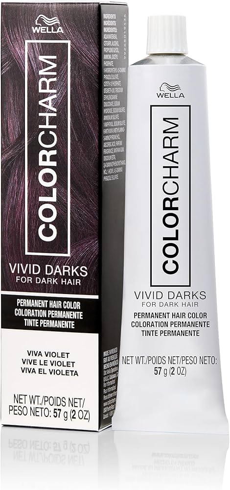 Wella Color Charm Vivid Darks Permanent Hair Color For Dark Hair 2oz