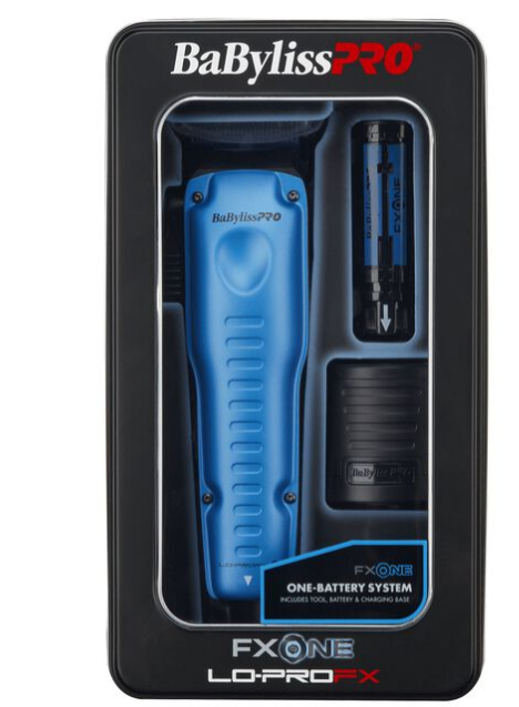 BabylissPro FXONE Lo-Pro Clipper Limited Edition Blue - FX829BL