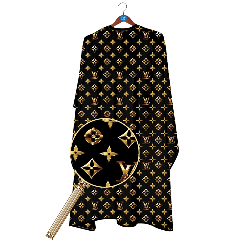 Barber Flow Styling Cape - LV Gold