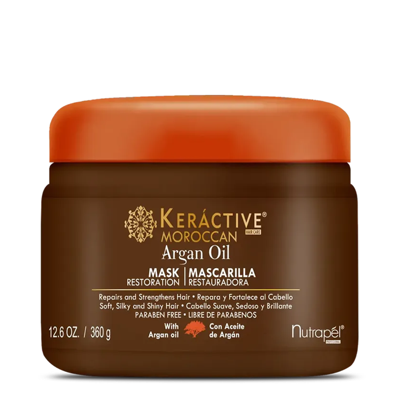 Nutrapel Keractive Moroccan Argan Oil Restorative Mask 12.6oz