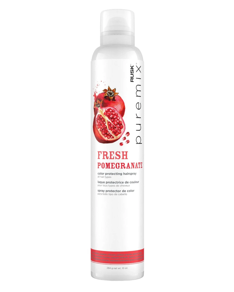 Rusk Puremix Fresh Pomegranate Color Protecting Hairspray 10oz