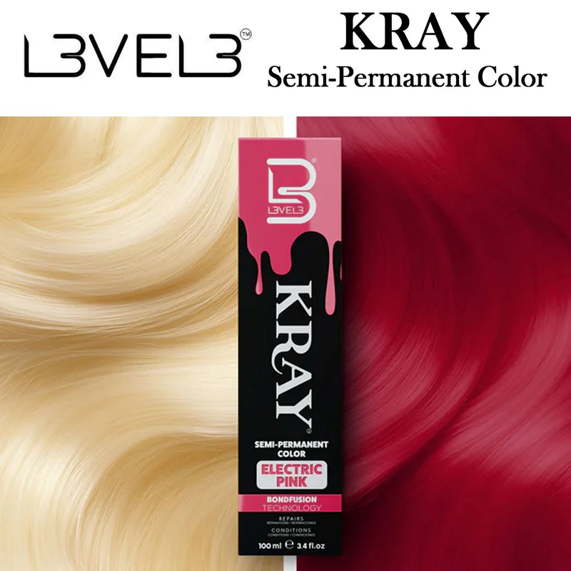 L3VEL 3 Kray Semi-Permanent Hair Color 3.4oz