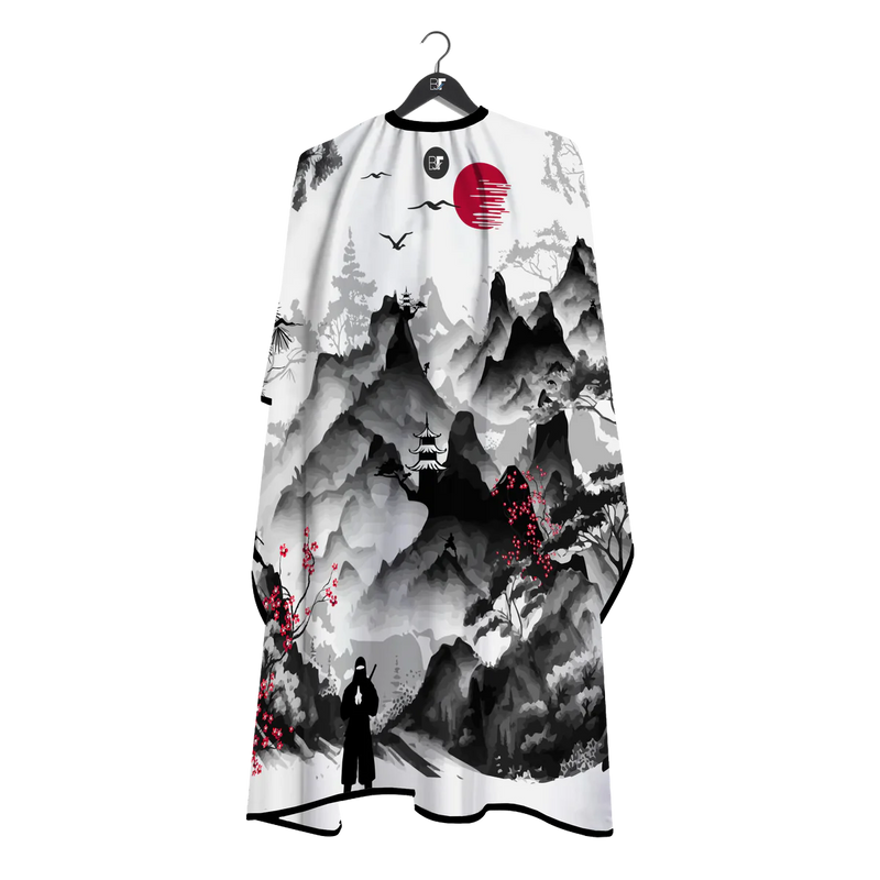 Barber Flow Styling Cape - Samurai Stealth