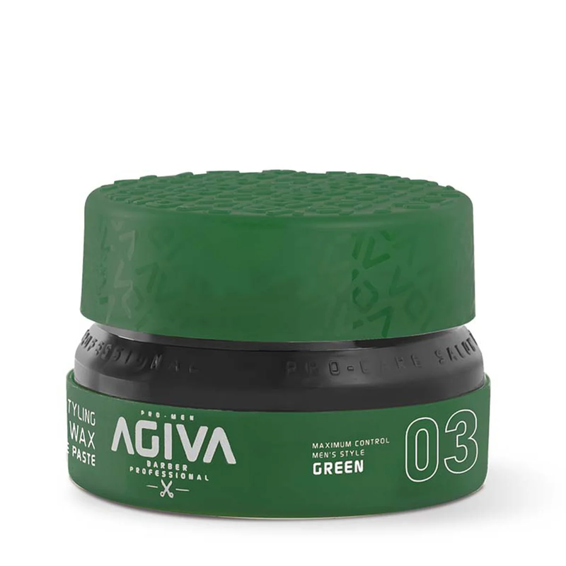 Agiva Styling Wax 03 155ml/5.24oz - Green/Matte Paste