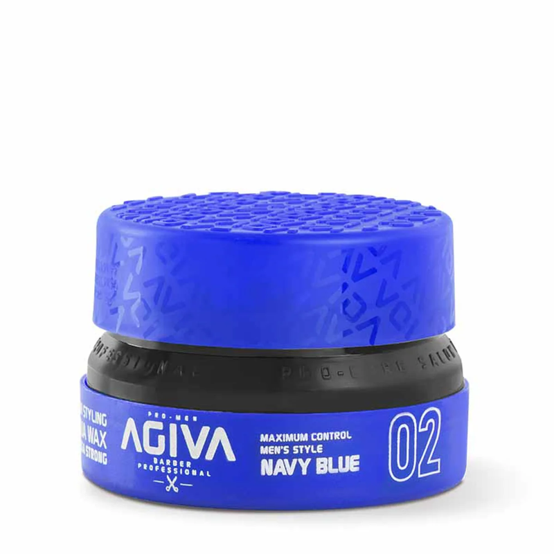 Agiva Aqua Styling Wax 02 155ml/5.24oz - Navy Blue/Ultra Strong