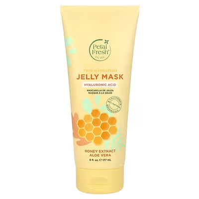 Petal Fresh, Pure, True Hydration Jelly Beauty Mask, Honey Extract, Aloe Vera, 6 fl oz