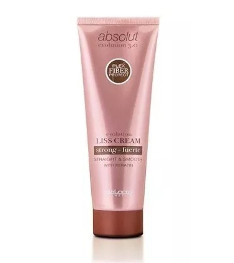 SaLerm Absolut Evolution 3.0 Liss Cream w/Keratin 237g/8.4oz - Strong/Fuerte
