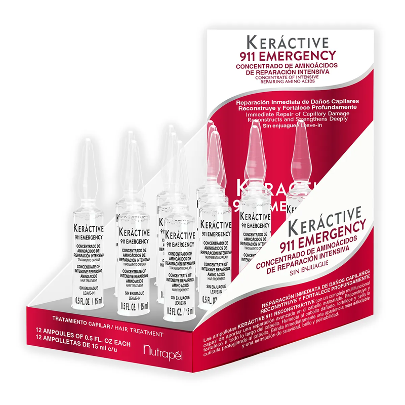 Nutrapel Keractive 911 Emergency Leave-In Treatment Vials (12pc/0.5oz)