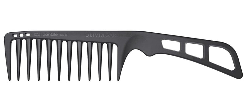 Olivia Garden CarbonLite Wide Tooth Comb with Handle CL-6