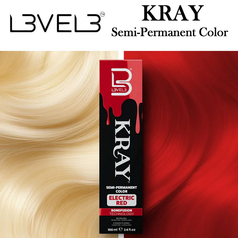L3VEL 3 Kray Semi-Permanent Hair Color 3.4oz
