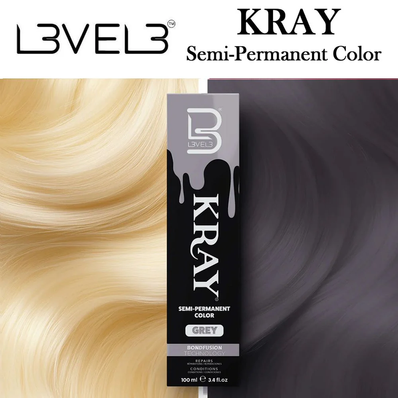 L3VEL 3 Kray Semi-Permanent Hair Color 3.4oz