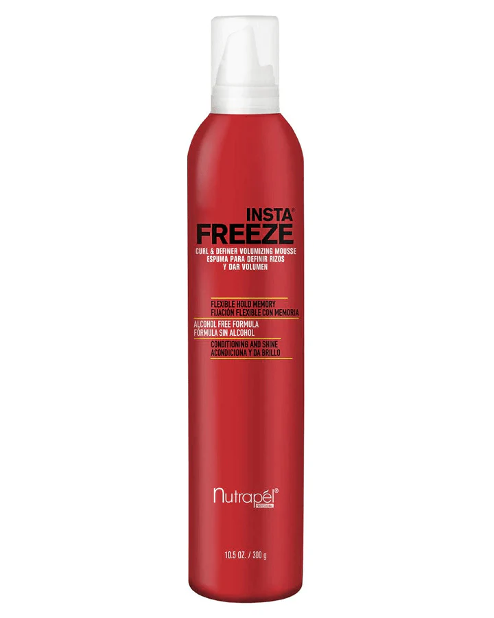 Nutrapel Insta Freeze Curl & Definer Volumizing Mousse 10.5oz