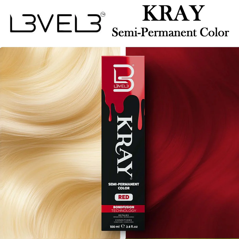 L3VEL 3 Kray Semi-Permanent Hair Color 3.4oz