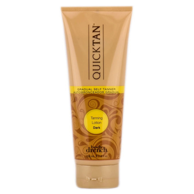 Body Drench Quick Tan Gradual Self Tanner Tanning Lotion ( 8 oz - Dark)