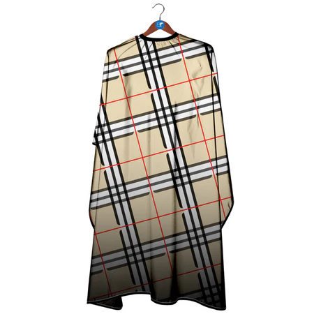 Barber Flow Styling Cape - Plaid