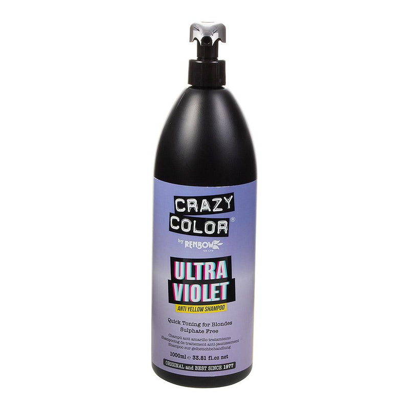 Crazy Color Ultraviolet Anti Yellow Shampoo 33.8oz/1 Lt