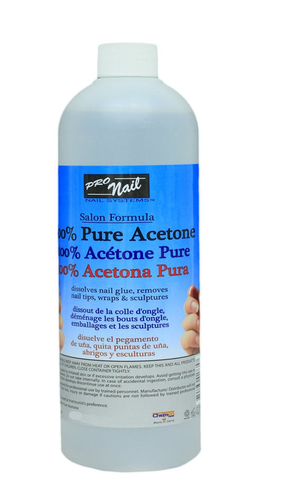 Pro Nail Pure Acetone Nail Polish Remover 1gal – Saber Professional