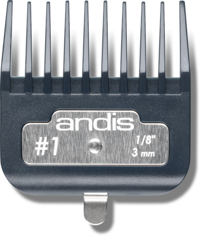Andis Master Premium Metal Clip Comb #1 - 1/8"