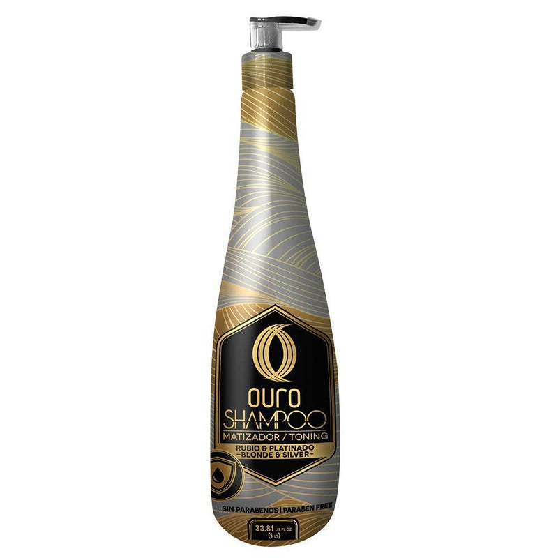 OURO Matizador/Toning Shampoo for Blonde & Silver Hair 33.81oz