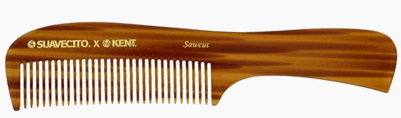 Suavecito X Kent 8" Large Handmade Comb W/ Handle
