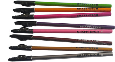 Graffetch Hair Pattern Pencil Multi Color  8pc. Set