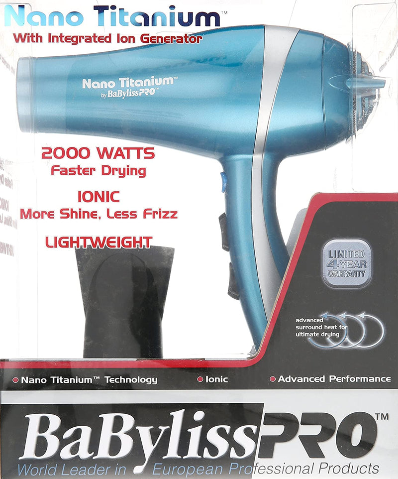 BabylissPro Nano Titanium 2000 Watts Hair Dryer