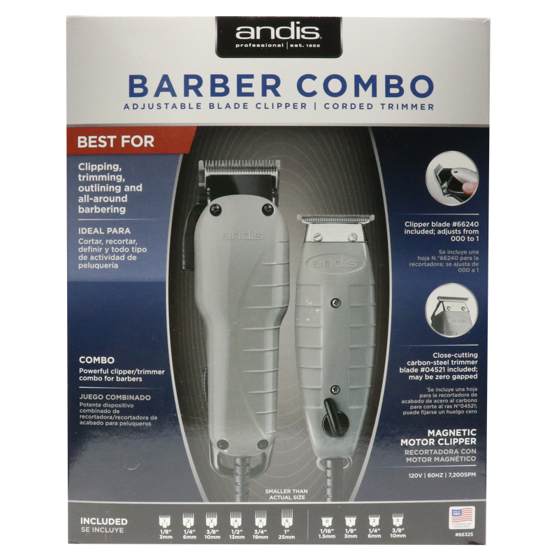Andis Barber Combo (Envy/T-Outliner) Gray