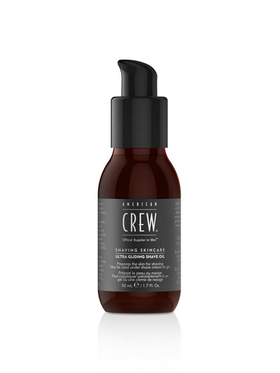 American Crew Shave Ultra Gliding Shave Oil 1.7oz - Saber Professional