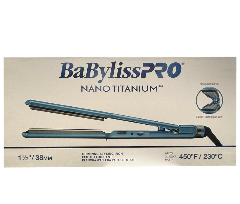 BabylissPro Nano Titanium Crimper Large - diy hair company