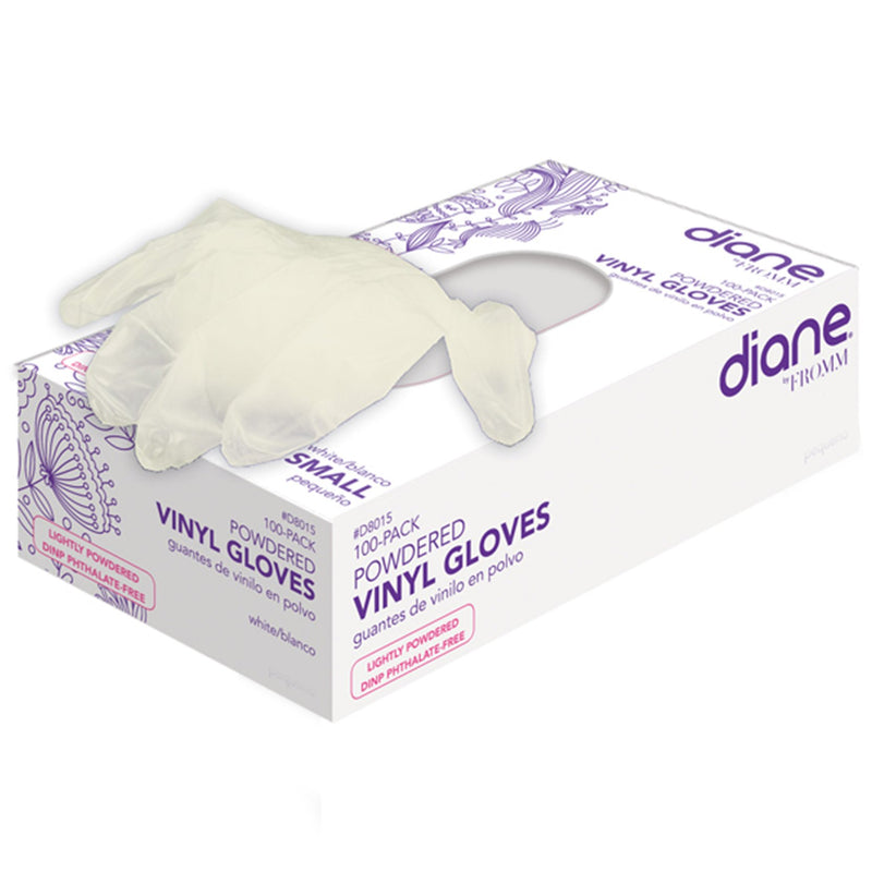 Diane Vinyl Gloves Powdered 100pk