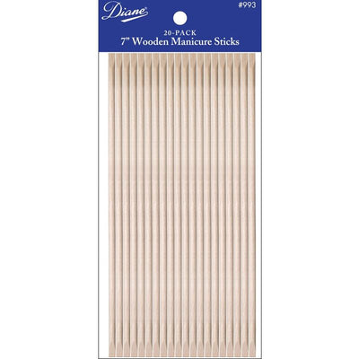 Diane 7" Wooden Manicure Sticks 20pk