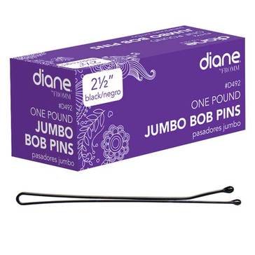 Diane Jumbo Bob Pins Black 1lb.