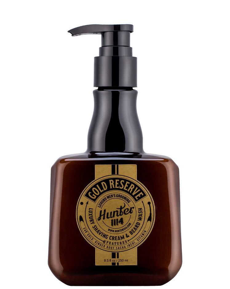 Hunter 1114 Gold Reserve Shaving Cream & Beard Wash