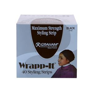 Graham Wrapp It Styling Strips Black 40 Strips