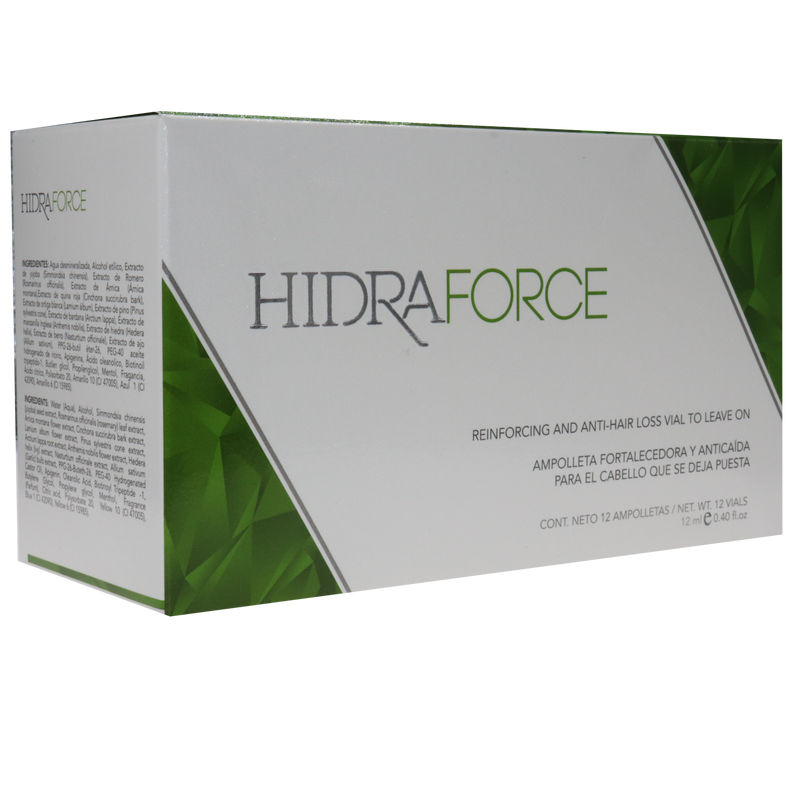 Hidra Force Reinforcing & Anti-Hair Loss Traetment Vials (0.4oz/12)