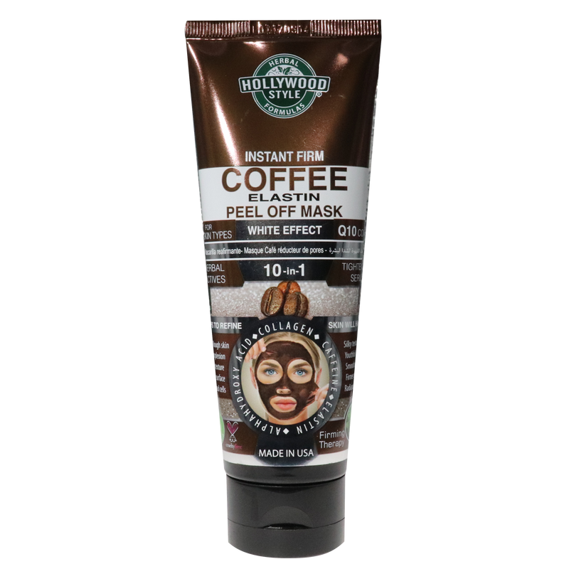 Hollywood Style Coffee Elastin Peel Off Mask 3.2oz - Firming