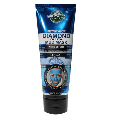 Hollywood Style Diamond Gluta Mud Mask 3.2oz - Brightening