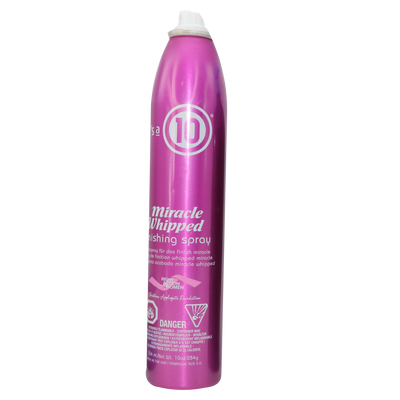 It's a 10 Miracle Whipped Finishing Spray 10oz